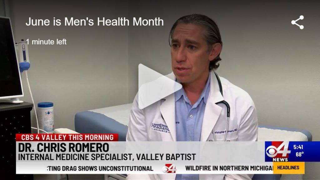 Dr. Romero: Top 10’ Men’s Health issue/recommendations